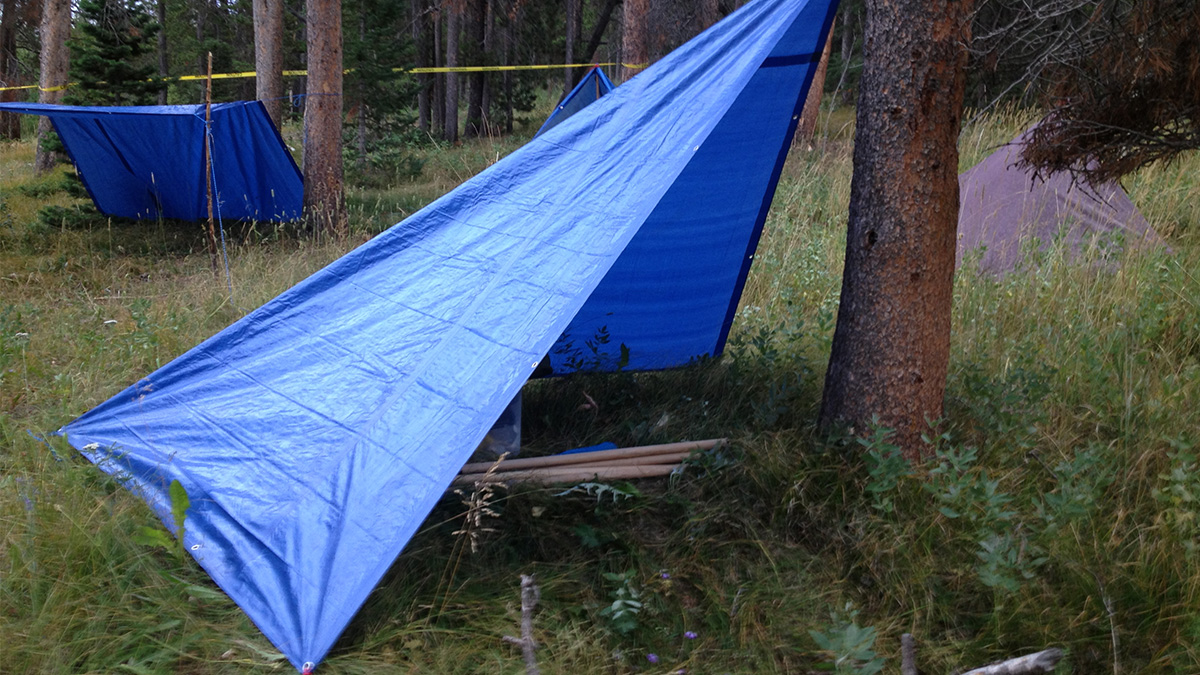 three basic tarp shelters - survival jack