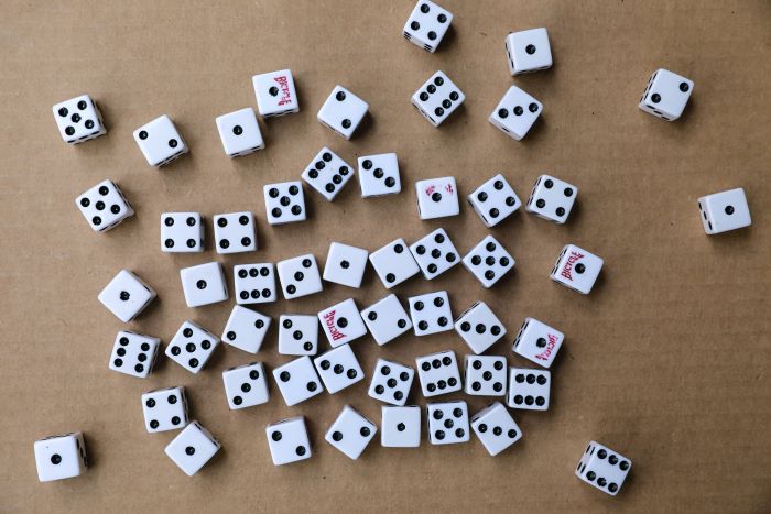 playing dice