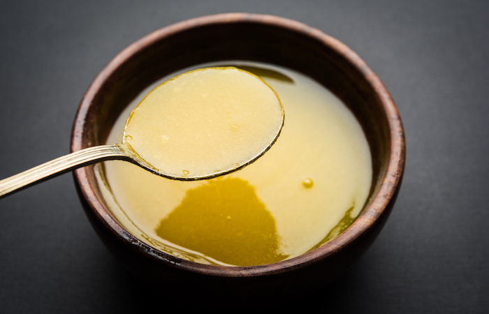 ghee or clarified butter in a bowl