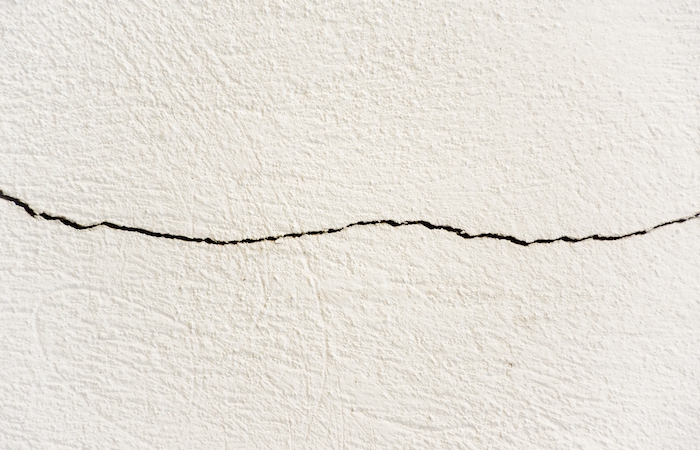 crack in drywall