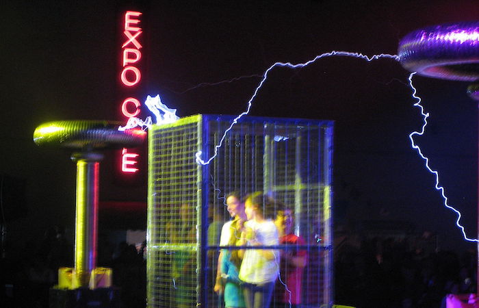 children in a faraday cage