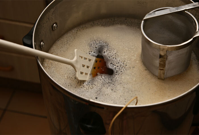 The tools to brew your own beer at home. 